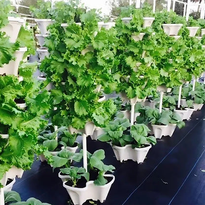 1 Tier Stackable Vertical Planter, Gardening Planting Pots for Indoor/Outdoor