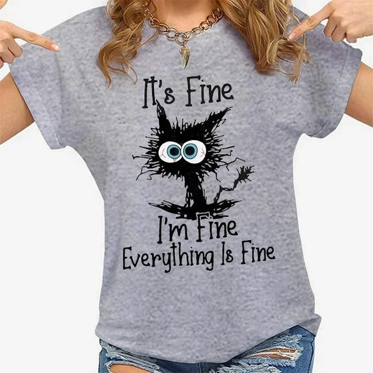 Women T-shirts Summer Casual  Fashion Personalized Woman Clothing