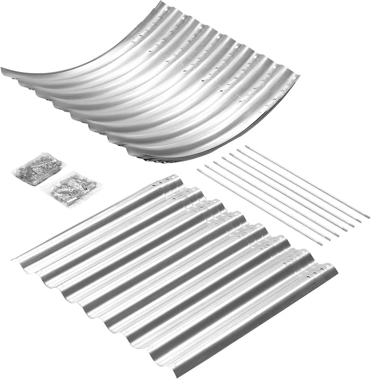 24" Tall Oval Galvanized Raised Garden Bed