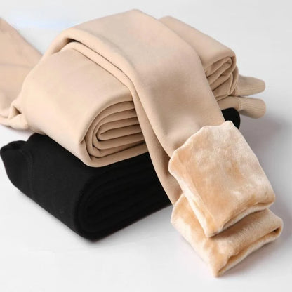 Winter Leggings For Women Warm Solid Color Velvet Leggins High Waist Leggings