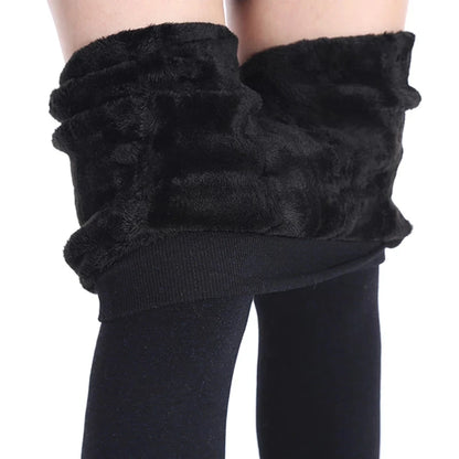 Winter Leggings For Women Warm Solid Color Velvet Leggins High Waist Leggings