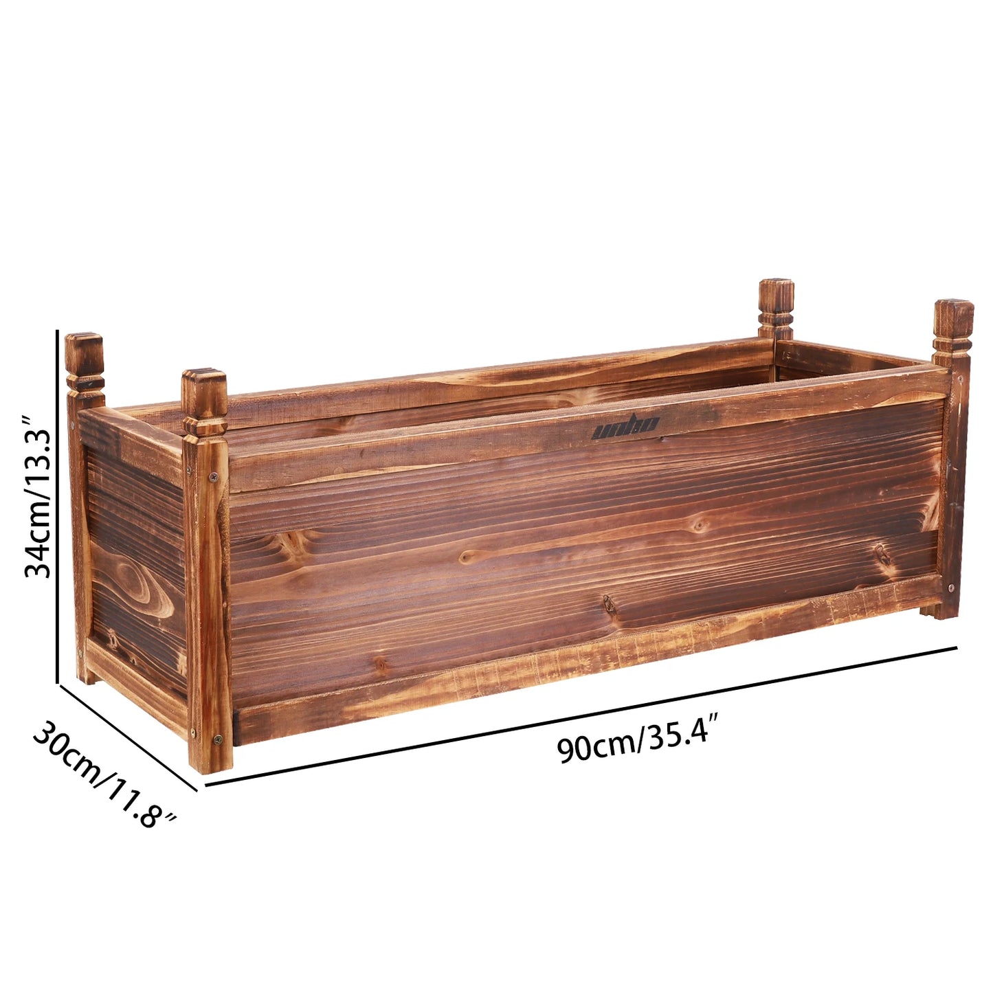 Wood Planter Box Outdoor  Garden Planter Bed for Vegetables